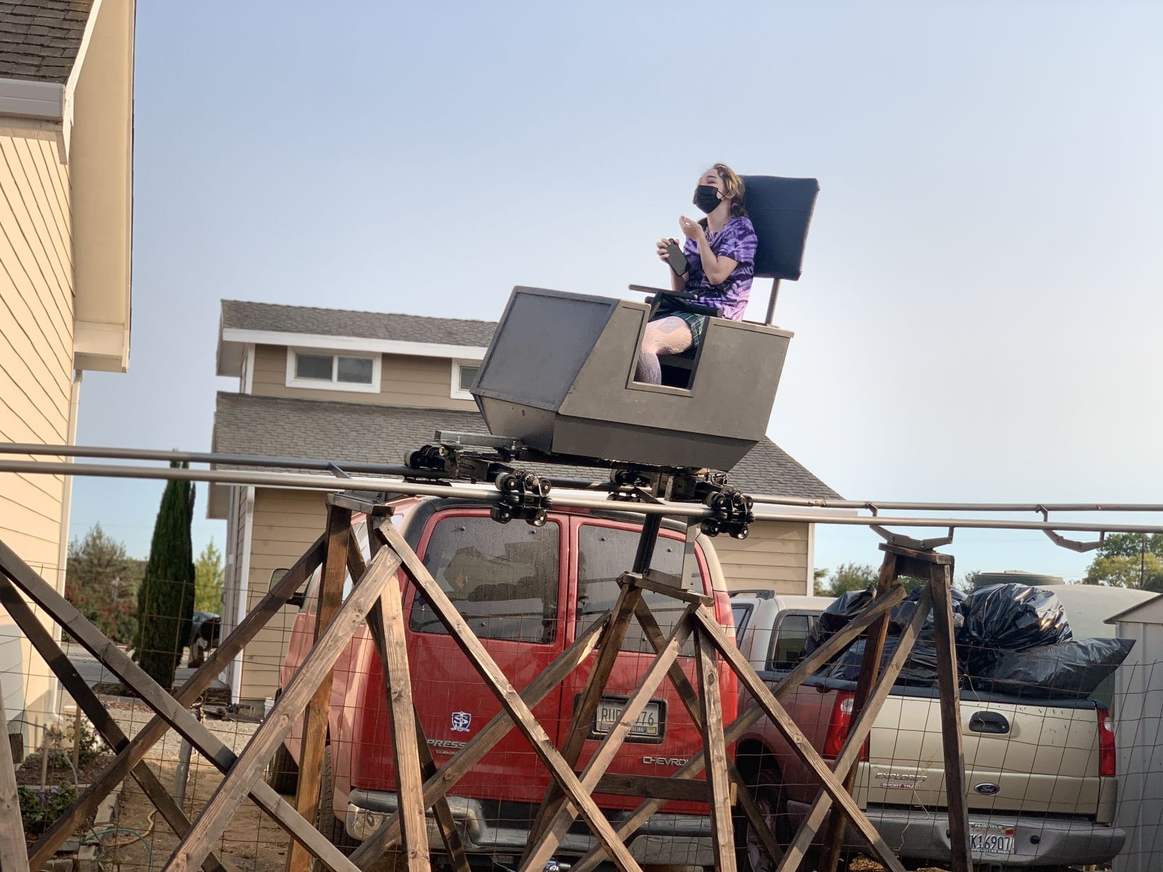 Napans build another backyard roller coaster